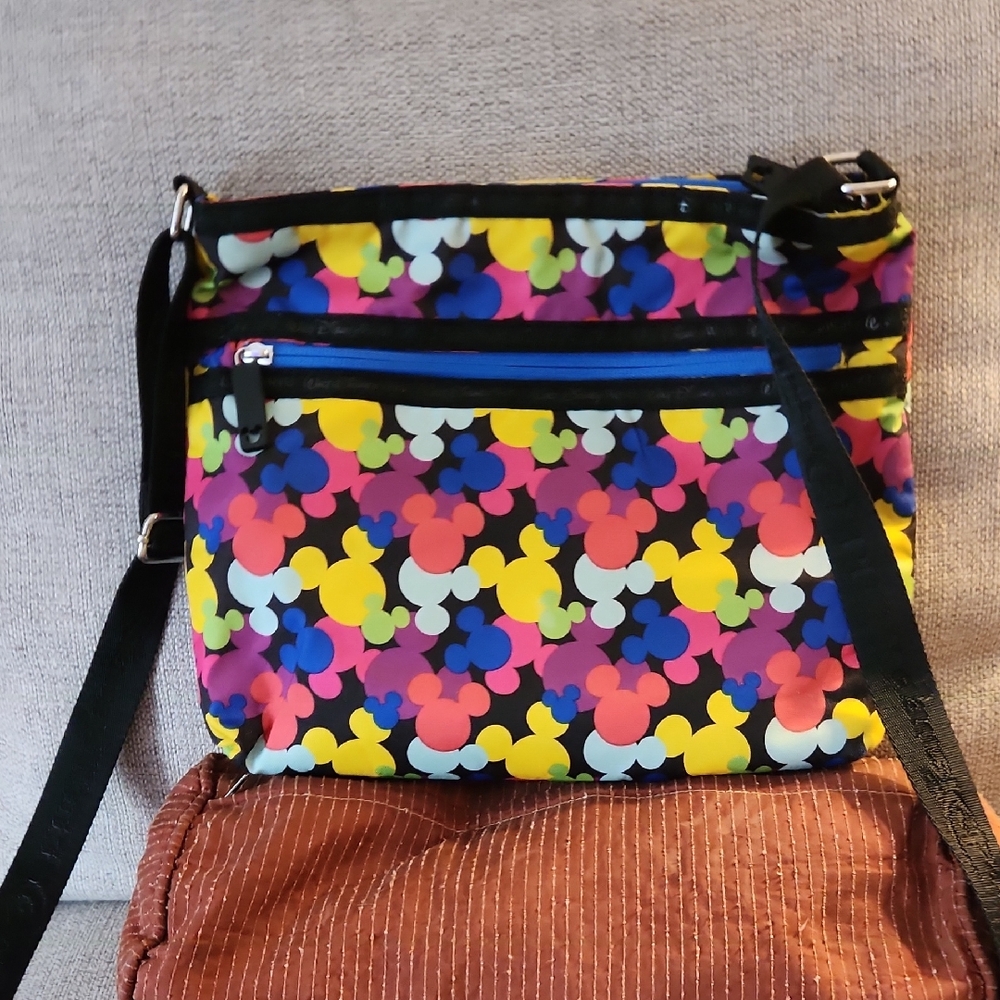 Disney Multicolor Mickey Mouse Crossbody Bag